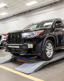 Toyota on vehicle lift | Toyota of Waco in Waco TX